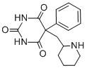 CAS#: 2409-26-9， 5-Phenyl-5-(Piperidin-2-Ylmethyl)-1,3-Diazinane-2,4,6-Trione
