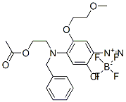 CAS#: 24151-54-0， 4-[[2-(Acetoxy)Ethyl](Phenylmethyl)Amino]-2-Chloro-5-(2-Methoxyethoxy)Benzenediazonium Tetrafluoroborate