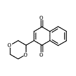 CAS#: 24161-37-3， 2-(1,4-Dioxan-2-Yl)-1,4-Naphthoquinone
