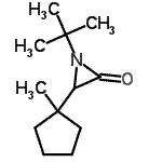 CAS#: 24161-48-6， 3-(1-Methylcyclopentyl)-1-(2-Methyl-2-Propanyl)-2-Aziridinone