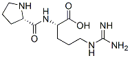 structure of CAS# 2418-74-8, (2S)-5-(Diaminomethylideneamino)-2-[[(2S)-Pyrrolidine-2-Carbonyl]Amino]Pentanoic Acid;(2S)-5-Guanidino-2-[[(2S)-Pyrrolidine-2-Carbonyl]Amino]Pentanoic Acid;(2S)-5-Guanidino-2-[[Oxo-[(2S)-2-Pyrrolidinyl]Methyl]Amino]Pentanoic Acid;(2S)-5-Guanidino-2-(Prolylamino)Valeric Acid