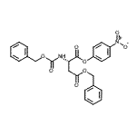 CAS#: 2419-54-7， 4-Benzyl 1-(4-Nitrophenyl) N-[(Benzyloxy)Carbonyl]-L-Aspartate