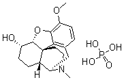 CAS#: 24204-13-5， 4,5alpha-Epoxy-3-Methoxy-17-Methyl-Morphinan-6alpha-Ol Phosphate (1:1) (Salt)