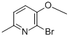 structure of CAS# 24207-22-5, 2-Bromo-3-Methoxy-6-Methyl-Pyridine;2-Bromo-3-Methoxy-6-Methylpyridine(SALTDATA: FREE);2-Bromo-3-Methoxy-6-Methylpyridine ,97%;Pyridine, 2-Bromo-3-Methoxy-6-Methyl-
