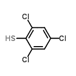 结构式 CAS# 24207-66-7, 2,4,6-三氯苯硫醇