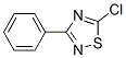 structure of CAS# 24255-23-0, 5-Chloro-3-Phenyl-1,2,4-Thiadiazole;1,2,4-Thiadiazole, 5-Chloro-3-Phenyl-;Nsc518113;Zinc01604615