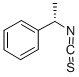 structure of CAS# 24277-43-8, L-alpha-Methylbenzyl Isothiocyanate;Dl-Alpha-Methylbenzyl Isothiocyanate;L-Alpha-Methylbenzyl Isothiocyanate;1-Phenylethyl Isothiocyanate