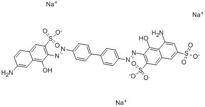 structure of CAS# 2429-73-4, Chloroazol Black BH;Trisodium (3Z)-5-Amino-3-[[4-[4-[(N'z)-N'-(7-Amino-1-Oxo-3-Sulfonato-2-Naphthylidene)Hydrazino]Phenyl]Phenyl]Hydrazono]-4-Oxo-Naphthalene-2,7-Disulfonate;Trisodium (3Z)-5-Amino-3-[[4-[4-[(N'z)-N'-(7-Amino-1-Oxo-3-Sulfonato-2-Naphthylidene)Hydrazino]Phenyl]Phenyl]Hydrazono]-4-Oxonaphthalene-2,7-Disulfonate;Trisodium (3Z)-5-Amino-3-[[4-[4-[(N'z)-N'-(7-Amino-1-Keto-3-Sulfonato-2-Naphthylidene)Hydrazino]Phenyl]Phenyl]Hydrazono]-4-Keto-Naphthalene-2,7-Disulfonate