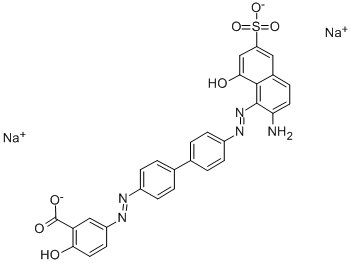 结构式 CAS# 2429-84-7, 直接红 1