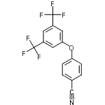 CAS#: 243128-43-0， 4-[3,5-Bis(Trifluoromethyl)Phenoxy]Benzonitrile