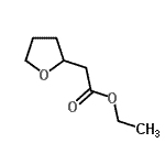 结构式 CAS# 2434-02-8, 乙基四氢-2-呋喃基乙酸酯