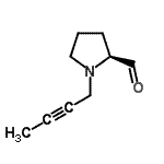 CAS#: 243454-30-0， (2S)-1-(2-Butyn-1-Yl)-2-Pyrrolidinecarbaldehyde