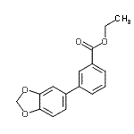 CAS#: 24351-55-1， Ethyl 3-(1,3-Benzodioxol-5-Yl)Benzoate