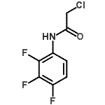 结构式 CAS# 243644-03-3, 2-氯-N-(2,3,4-三氟苯基)乙酰胺