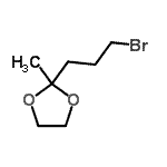 CAS#: 24400-75-7， 2-(3-Bromopropyl)-2-Methyl-1,3-Dioxolane