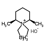 CAS#: 244048-96-2， (2R,6S)-1,1-Diethyl-2,6-Dimethylpiperidinium Hydroxide