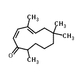 CAS#: 24405-90-1， (2Z,4E)-4,7,7,11-Tetramethyl-2,4-Cycloundecadien-1-One