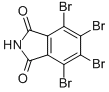 结构式 CAS# 24407-32-7, 4,5,6,7-四溴-1H-异吲哚-1,3(2H)-二酮