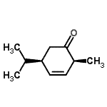 CAS 登录号：244135-16-8， (2S,5R)-5-异丙基-2-甲基-3-环己烯-1-酮