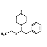 CAS#: 24475-54-5， 1-(1-Ethoxy-2-Phenylethyl)Piperazine