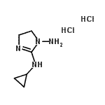 CAS#: 244784-32-5， N<Sup>2</Sup>-Cyclopropyl-4,5-Dihydro-1H-Imidazole-1,2-Diamine Dihydrochloride