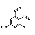 CAS#: 245079-23-6， 2-Iodo-6-Methyl-3,4-Pyridinedicarbonitrile
