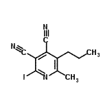 CAS#: 245079-24-7， 2-Iodo-6-Methyl-5-Propyl-3,4-Pyridinedicarbonitrile
