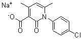 CAS#: 24522-24-5， Sodium 1-(4-chlorophenyl)-1,2-dihydro-4,6-dimethyl-2-oxonicotinate
