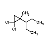 CAS#: 24551-83-5， 1,1-Dichloro-2-Methyl-2-(3-Pentanyl)Cyclopropane