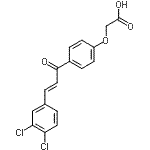 CAS#: 245555-36-6， {4-[(2E)-3-(3,4-Dichlorophenyl)-2-Propenoyl]Phenoxy}Acetic Acid