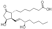 structure of CAS# 24570-01-2, (11beta,13E,15S)-11,15-Dihydroxy-9-Oxoprost-13-En-1-Oic Acid;11-β-PGE1;11β-PROSTAGLANDINE1;9-oxo-11S,15S-dihydroxy-13E-prostaenoic acid