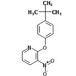 CAS 登录号：246236-65-7， 2-[4-(2-甲基-2-丙基)苯氧基]-3-硝基吡啶