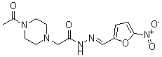 CAS#: 24632-58-4， N'-[(5-Nitrofuran-2-Yl)Methylene]-4-Acetyl-1-Piperazineacetic Acid Hydrazide