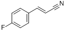 structure of CAS# 24654-48-6, 3-(4-Fluorophenyl)-2-Propenenitrile