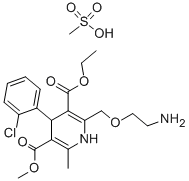 structure of CAS# 246852-12-0, Amlodipine Mesylate