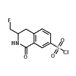 CAS#: 247050-23-3， 3-(Fluoromethyl)-1-Oxo-1,2,3,4-Tetrahydro-7-Isoquinolinesulfonyl Chloride