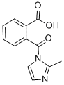 结构式 CAS# 247088-99-9, 2-(2-甲基-咪唑-1-羰基)-苯甲酸