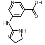CAS#: 247100-84-1， 5-(4,5-Dihydro-1H-Imidazol-2-Ylamino)Pyridine-3-Carboxylic Acid