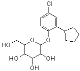 CAS#: 24718-43-2， 4-Chloro-2-Cyclopentylphenyl Hexopyranoside