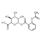 CAS 登录号：24719-72-0， (5xi)-1-O-(2-乙酰氧基苯甲酰基)-beta-D-来苏-吡喃己糖酸