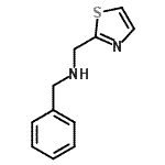 structure of CAS# 247235-78-5, 1-Phenyl-N-(1,3-Thiazol-2-Ylmethyl)Methanamine;1-phenyl-<wbr>N-(1,3-th<wbr>iazol-2-y<wbr>lmethyl)m<wbr>ethanamin<wbr>e dihydro<wbr>chloride;Benzyl-thiazol-2-ylmethyl-amine