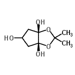 CAS#: 247240-63-7， (3aR,6aS)-2,2-Dimethyldihydro-3aH-cyclopenta[d][1,3]dioxole-3a,5,6a(4H)-triol