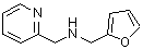 结构式 CAS# 247571-56-8, 1-(2-呋喃基)-N-(2-吡啶基甲基)甲胺
