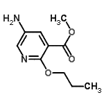 CAS#: 247582-90-7， Methyl 5-Amino-2-Propoxynicotinate