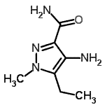CAS 登录号：247583-80-8， 4-氨基-5-乙基-1-甲基-1H-吡唑-3-甲酰胺