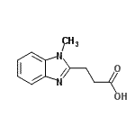 CAS 登录号：24786-75-2， 3-(1-甲基-1H-苯并咪唑-2-基)丙酸