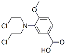 CAS 登录号：24812-96-2， 3-[二(2-氯乙基)氨基]-4-甲氧基-苯甲酸