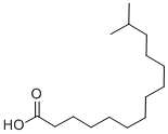 结构式 CAS# 2485-71-4, 13-甲基十四烷酸