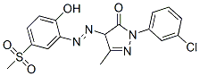 CAS#: 24886-39-3， 2-(3-Chlorophenyl)-2,4-Dihydro-4-[[2-Hydroxy-5-(Methylsulphonyl)Phenyl]Azo]-5-Methyl-3H-Pyrazol-3-One