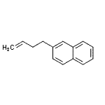 structure of CAS# 2489-89-6, 2-(3-Buten-1-Yl)Naphthalene;4-(2-Naphthyl)-1-butene